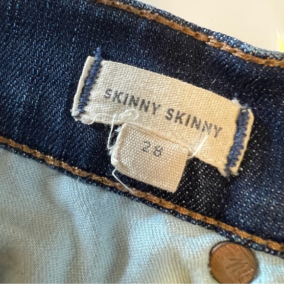 Madewell Women’s “Skinny Skinny” Dark Denim Jeans Pants - Picture 12 of 13